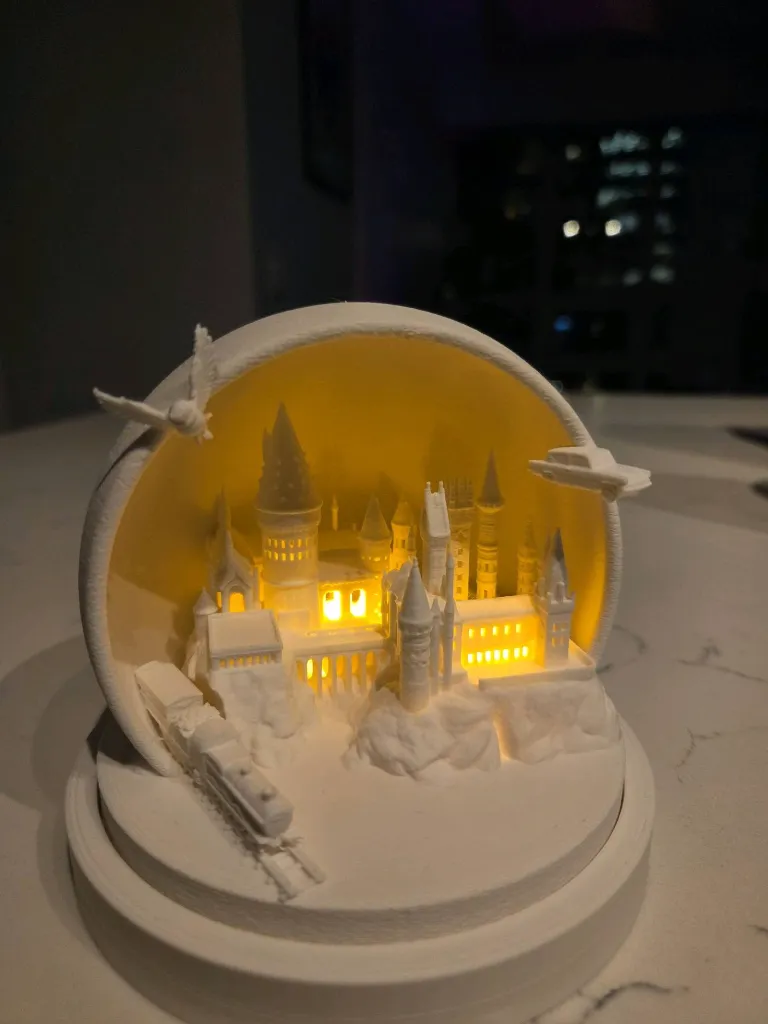 Boule à neige Poudlard 4.webp