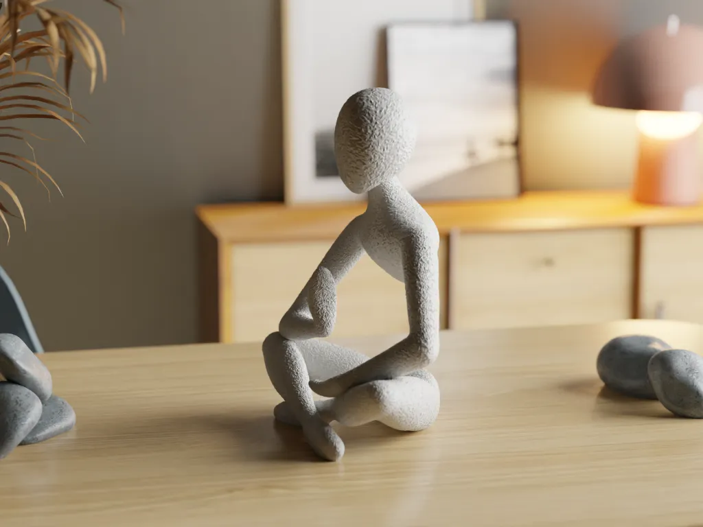 Sculpture de méditation en lévitation 3.webp