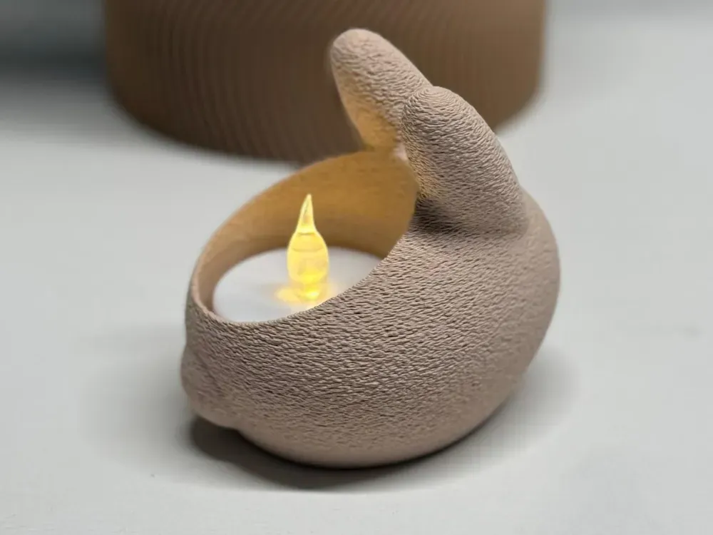 Porte-bougie LED Lapin de Pâques 4.webp