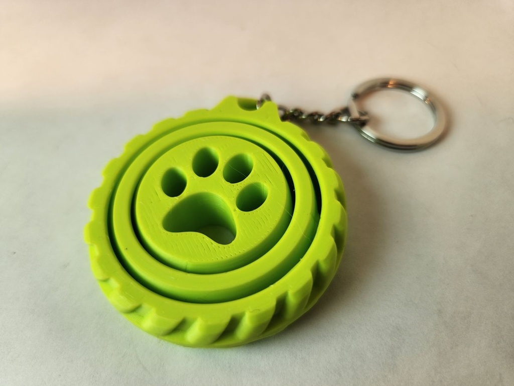 Porte-clés gyroscopique anti-stress - 2