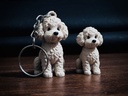 Figurine et Porte-clés Caniche - 1