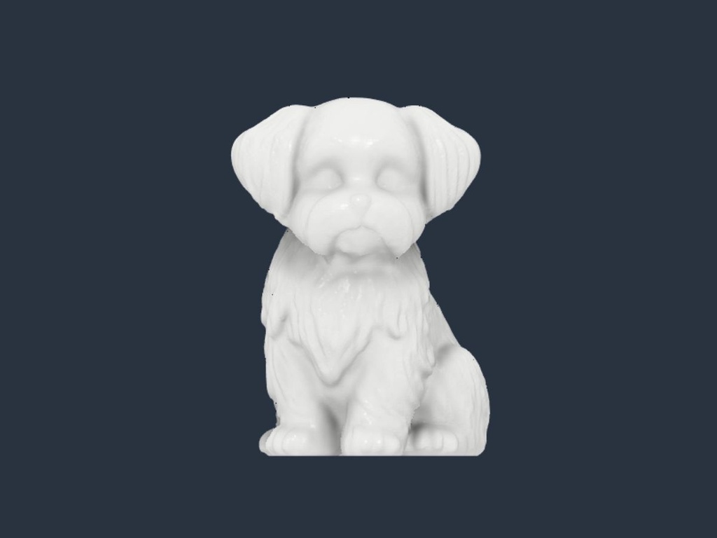 Porte-clés Petit Chien Bichon - 3