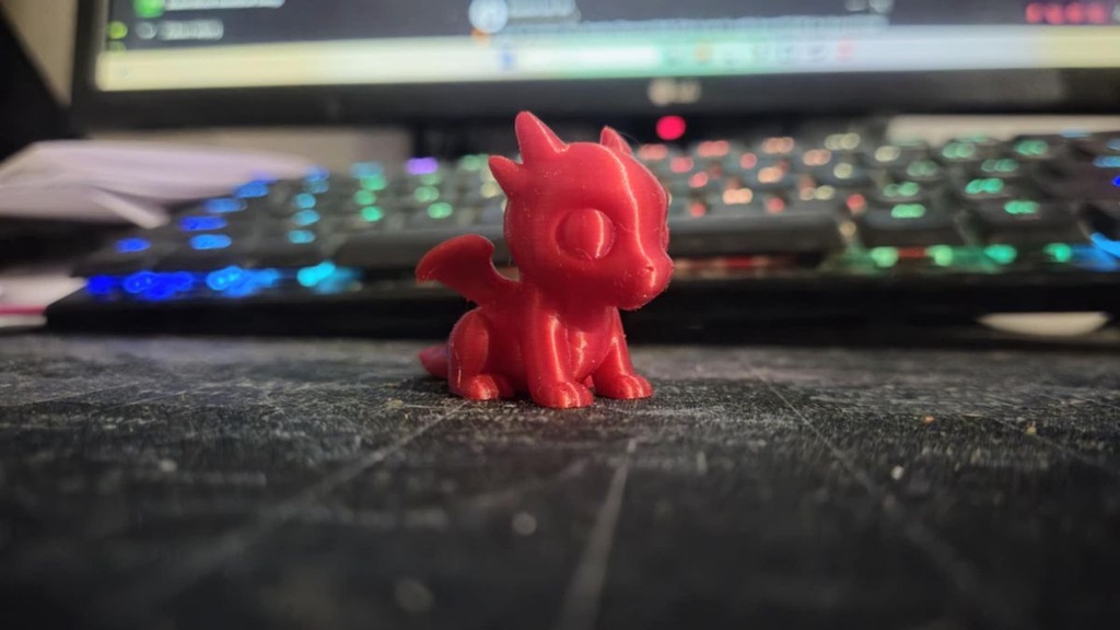 Porte-clés Petit Dragon Endormi - 1