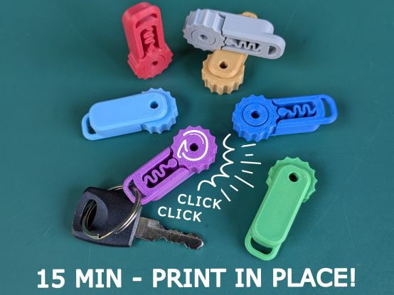 Porte-clés anti-stress à clic - 2