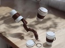 Porte-clés tasse de café surprise - 1