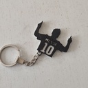 Porte-clés silhouette footballeur - 1