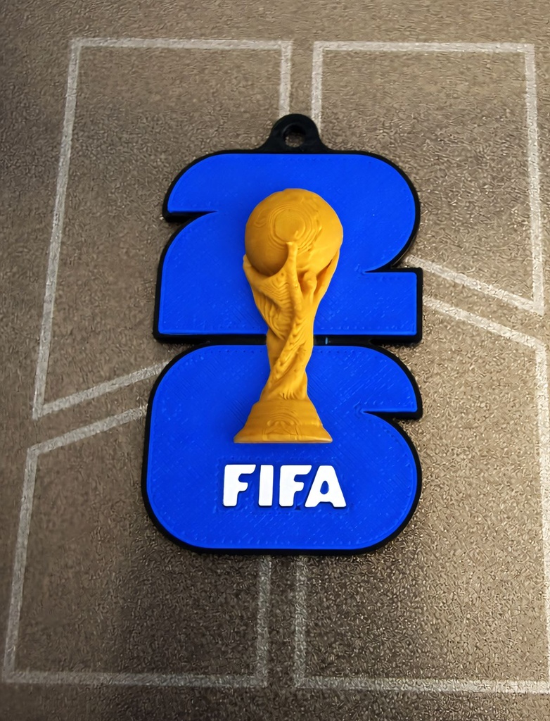Porte-clés trophée de football - 3