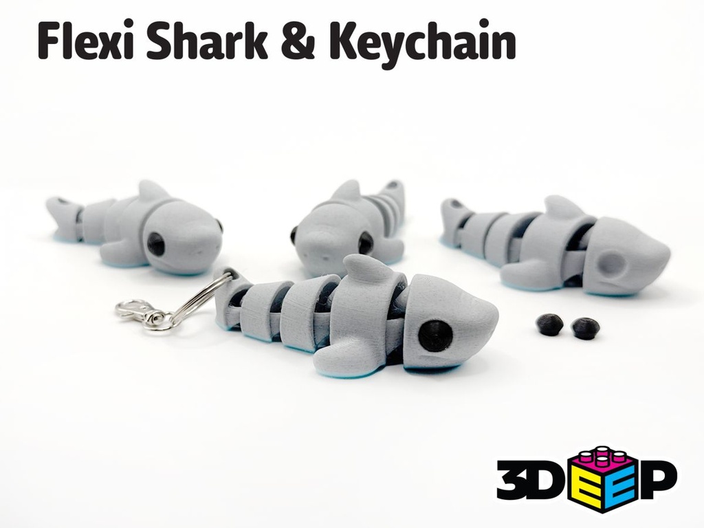 Porte-clés requin articulé - 2