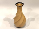 Vase torsadé contemporain - 2