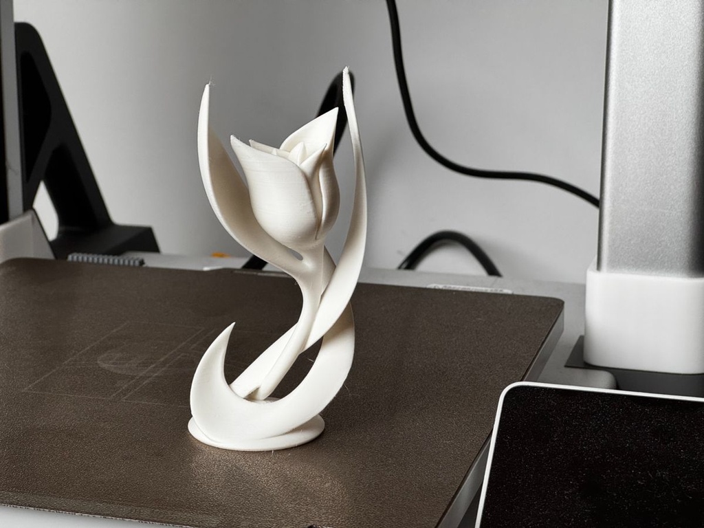 Sculpture fleur décorative - 1