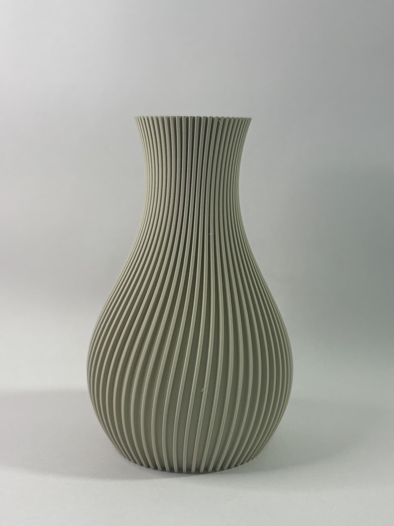 Vase nervuré style Japandi - 3