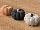 Citrouille déco Halloween bougie - 1