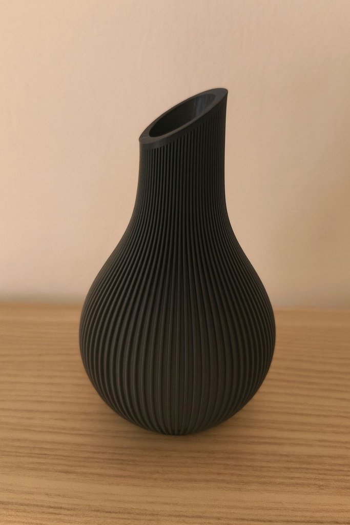 Vase Japandi Shizu nervuré - 3