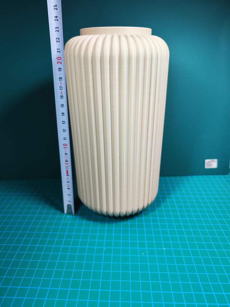 Vase cannelé contemporain - 3