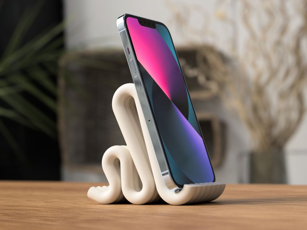 Support téléphone design fluide - 1