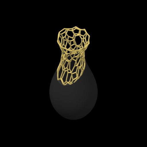 Vase Voronoï ajouré minimaliste - 3