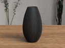 Vase moderne nervuré - 1