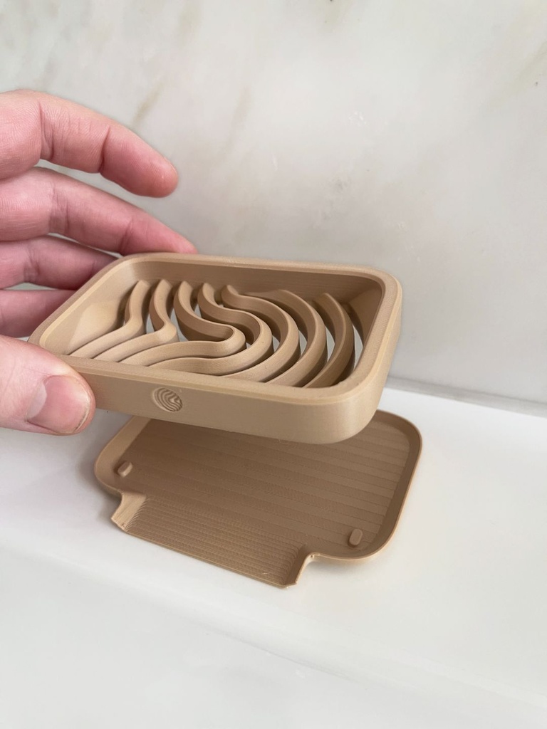 Porte-savon avec bac récupérateur - 1