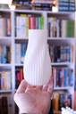 Vase sculptural nervuré moderne - 2