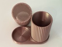 Set de porte-brosses à dents nervuré - 3