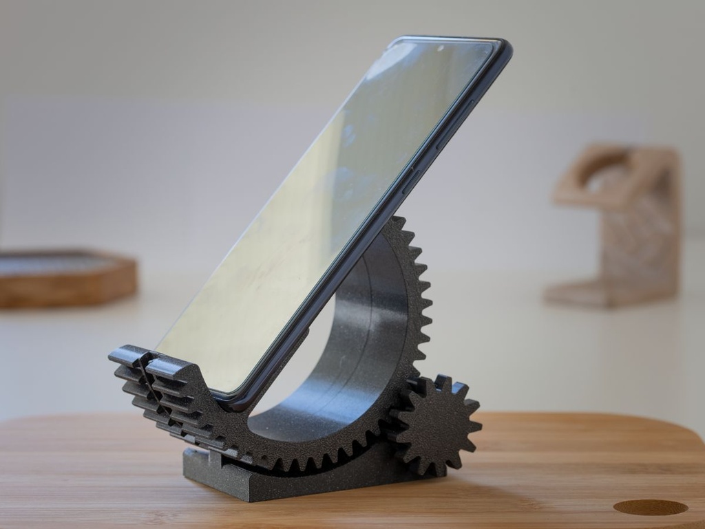 Support téléphone inclinable (Gris)