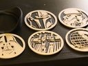 Dessous de verre saga galactique