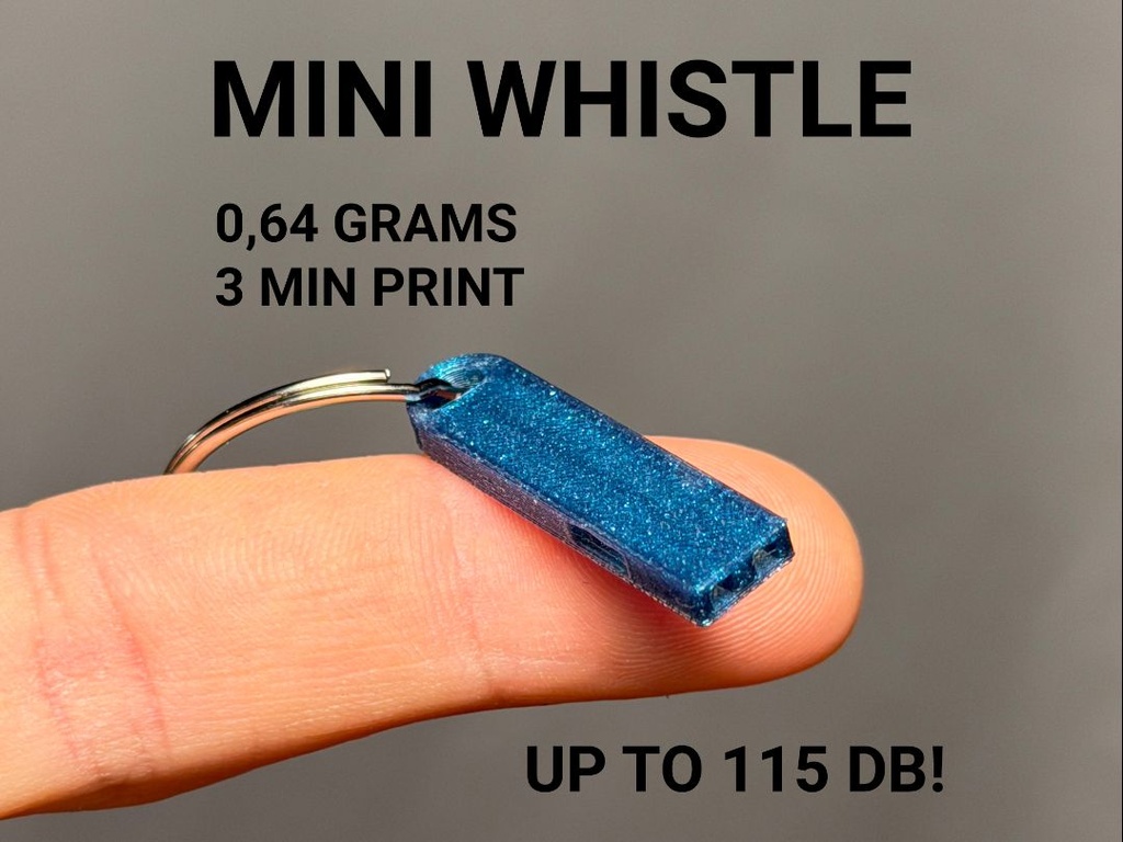 Lot de 5 Mini sifflets de poche