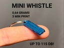 Lot de 5 Mini sifflets de poche