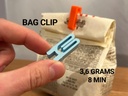 Lot de 5 Mini-pinces à sachet alimentaire