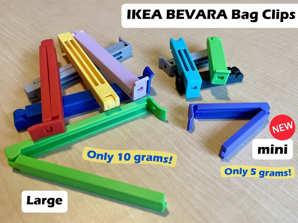 Pinces de fermeture pour sachets