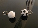 Lot de 4 Porte-clés ballon de football