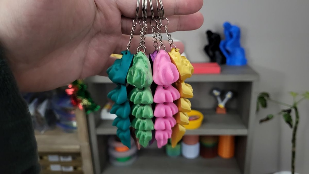 Porte-clés Dragon Stylisé
