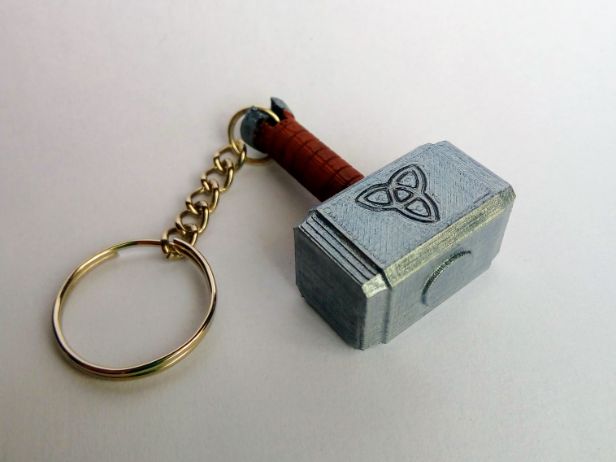 Lot de 5 Porte-clés Marteau de Légende
