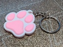 Lot de 5 Porte-clés Patte de Chien