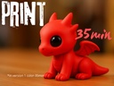 Porte-clés Petit Dragon Endormi