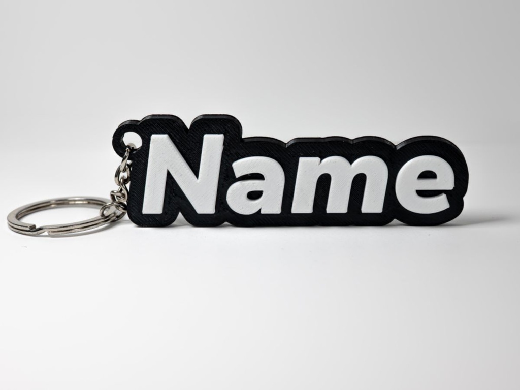 Porte-clés prénom personnalisé
