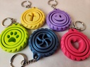 Porte-clés gyroscopique anti-stress