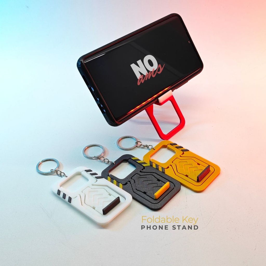 Support téléphone pliable porte-clés