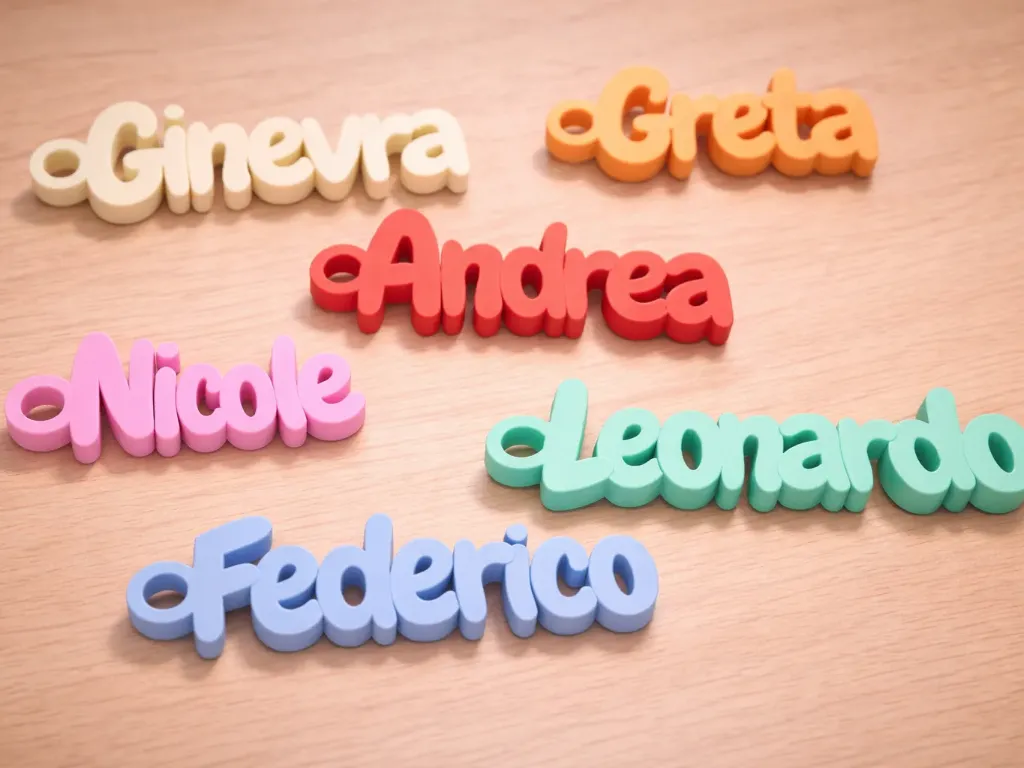 Porte-clés Nom Paramétrique Personnalisable