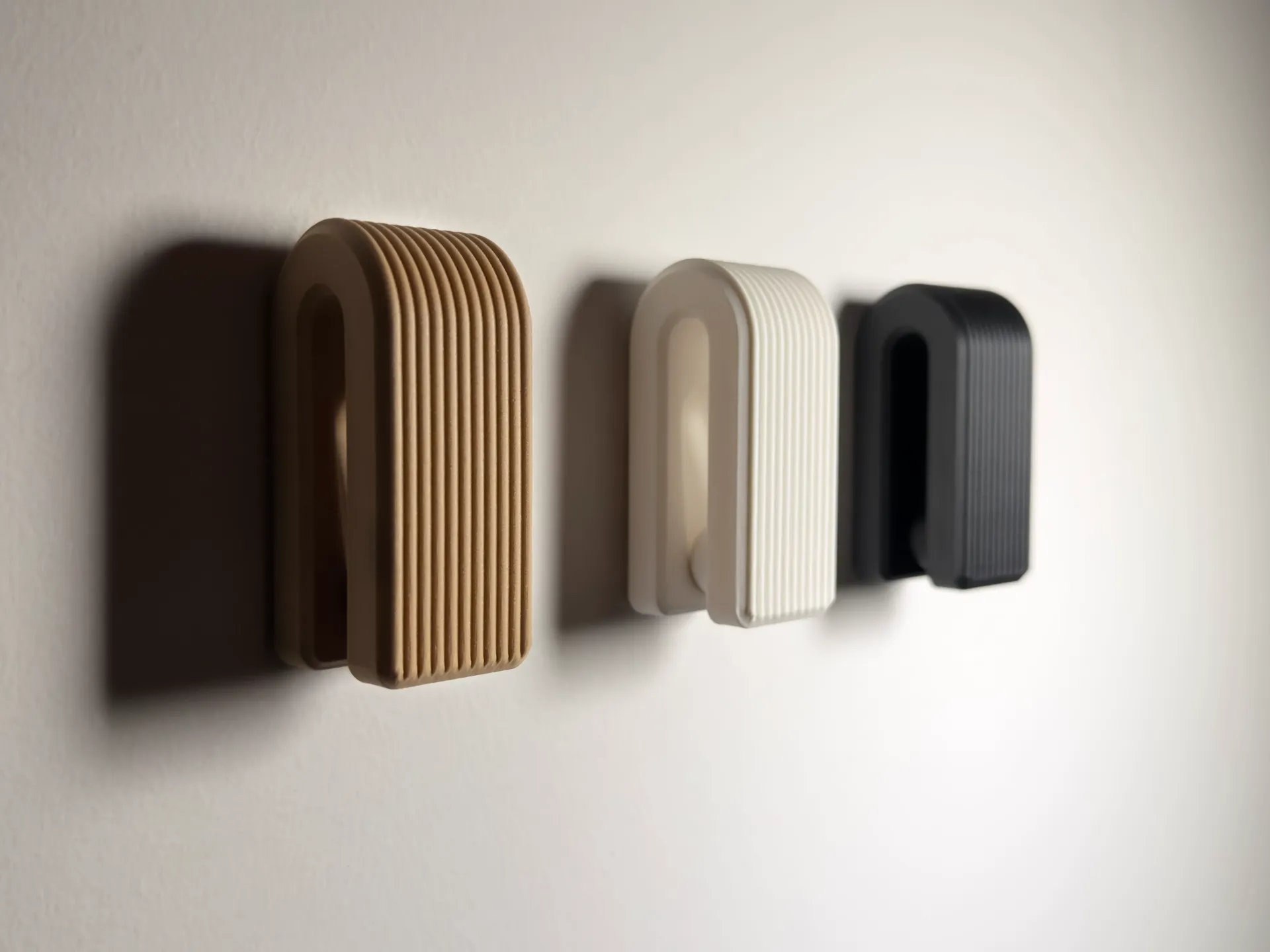 Cintre auto-verrouillant - Crochet à serviette par gravité - Nervuré