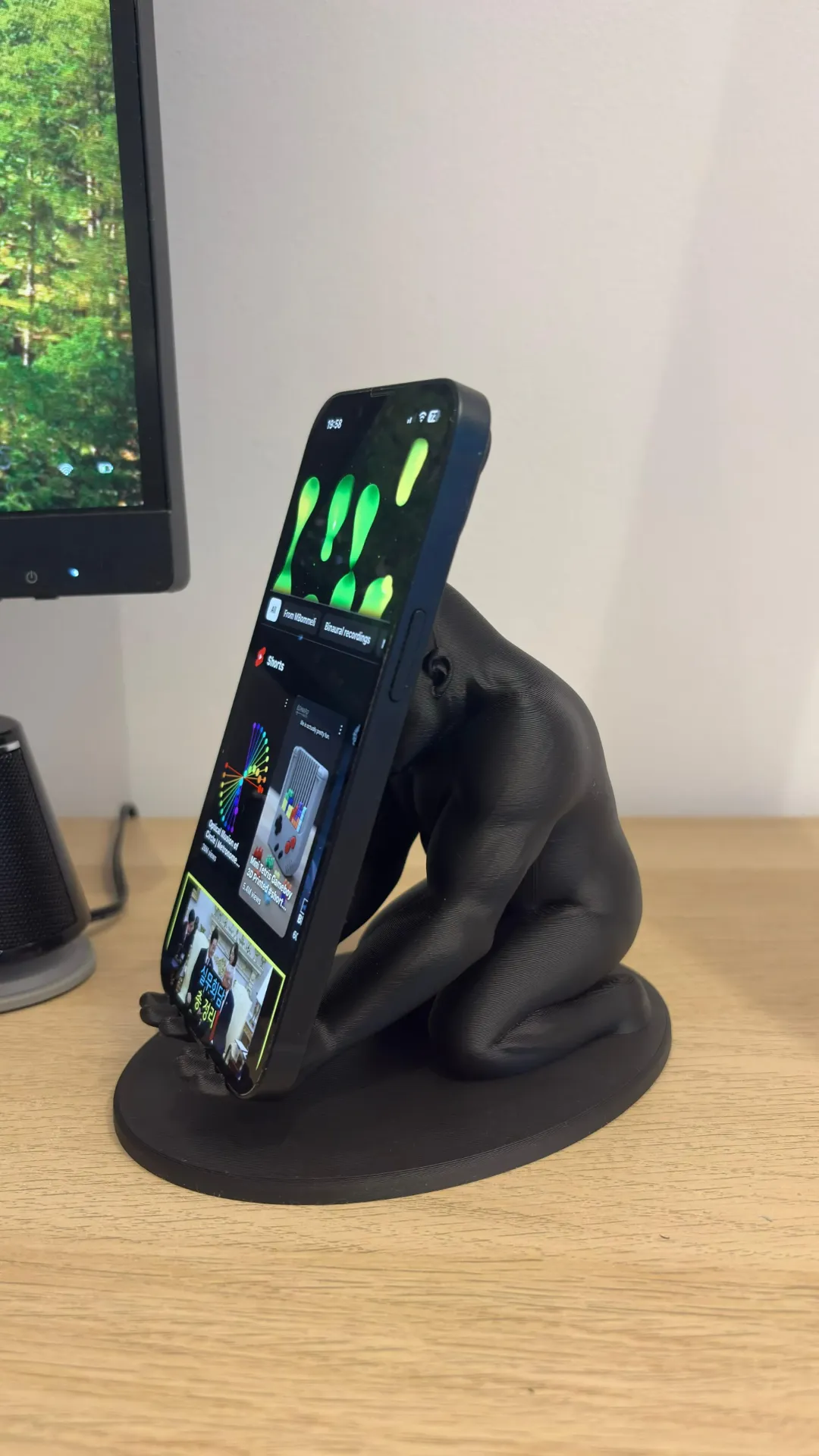 Support Smartphone Gorille – Sculpture Animalière