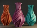 Vase spiralé moderne