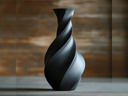 Vase torsadé contemporain