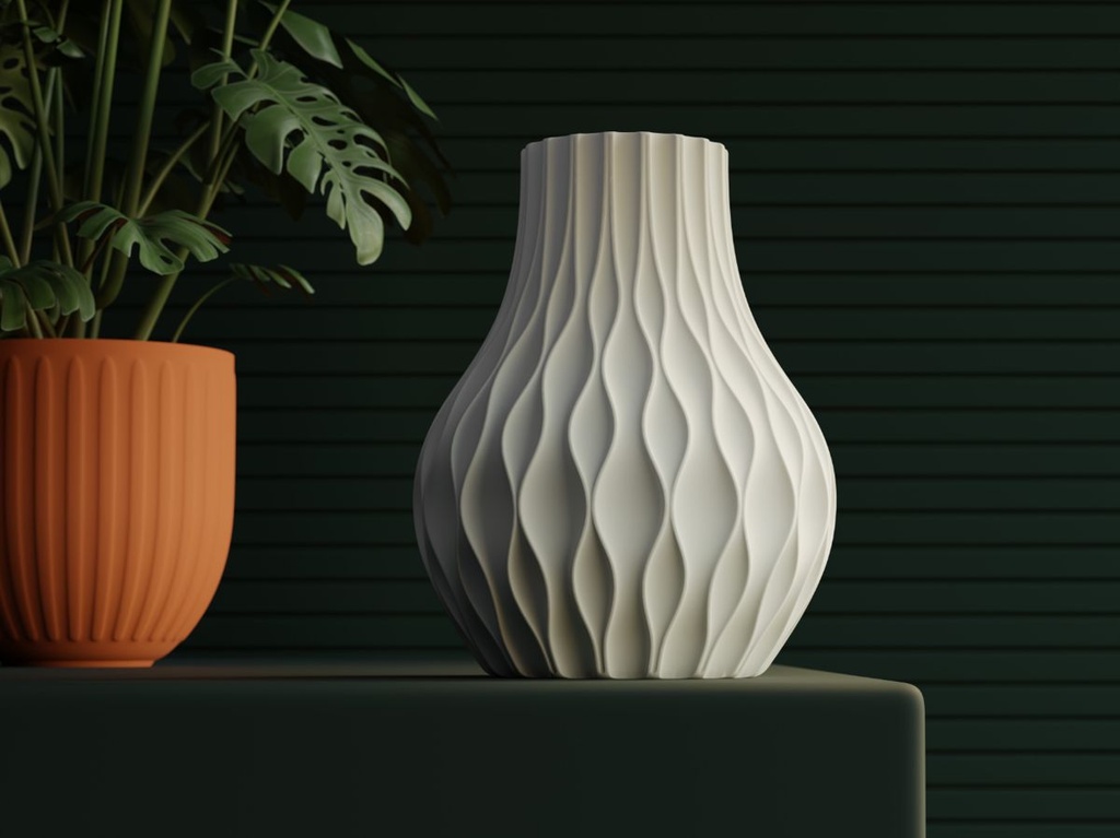 Vase universel pour fleurs (Gris)