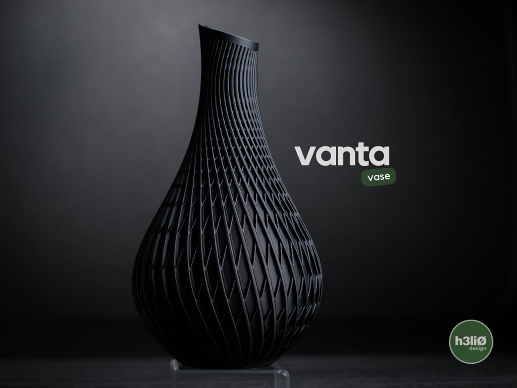 Vase minimaliste Vanta (Gris)