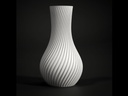 Vase spiralé décoratif