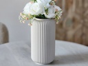 Vase cannelé contemporain