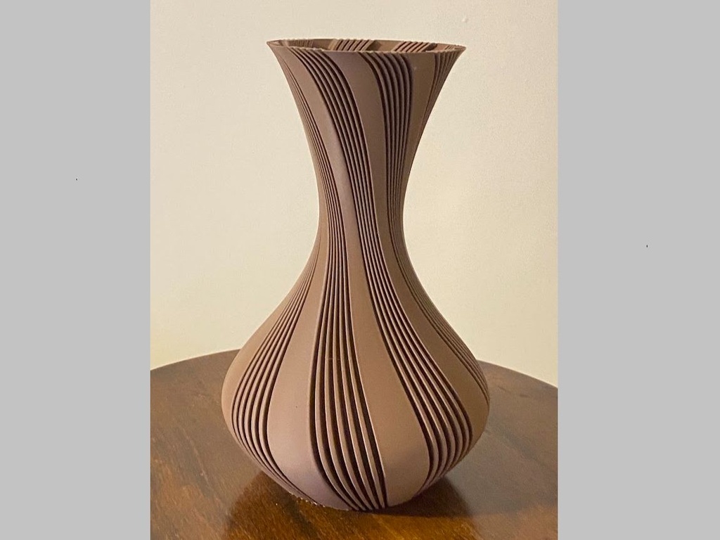 Vase Épuré Élégant (Gris)