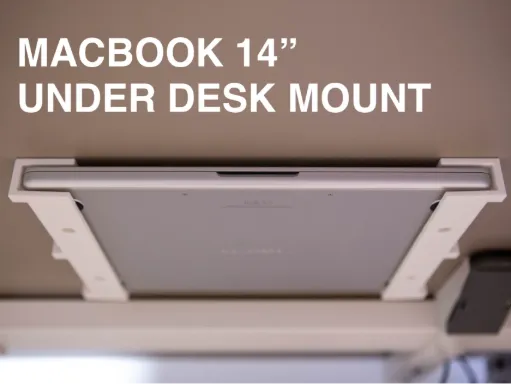 Support (sous le bureau ou mural) pour MacBook Pro