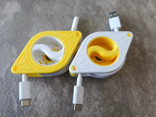 Enrouleur de Câble Industriel – Boîtier Cuivré Style Mécanique